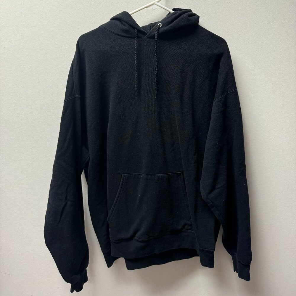 Plain Black Staple Sweatshirt